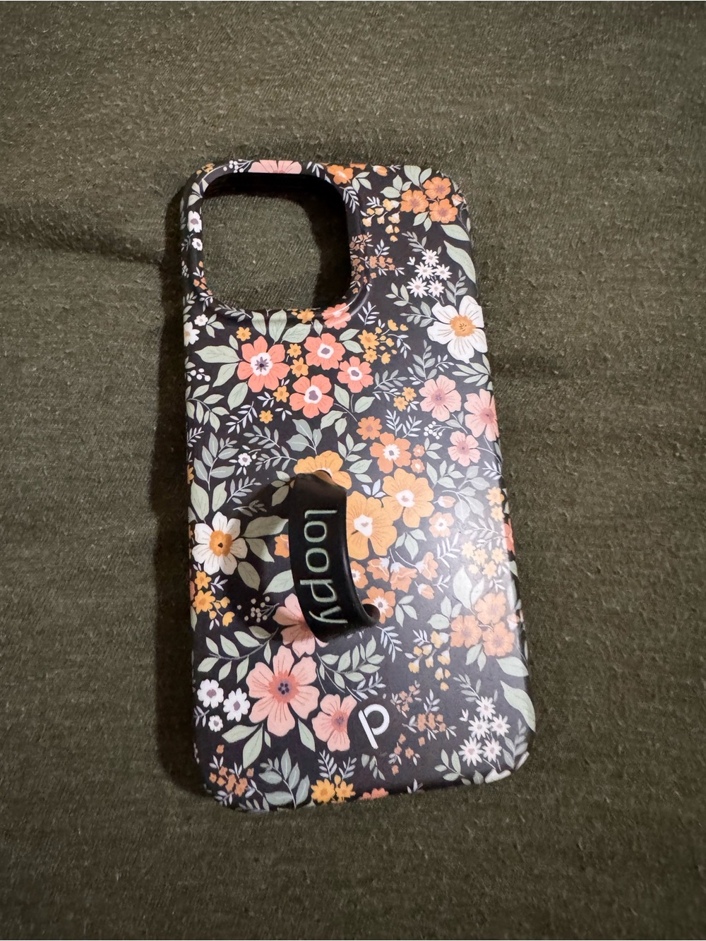 Loopy Vintage Blooms iPhone 15 Pro Max phone case